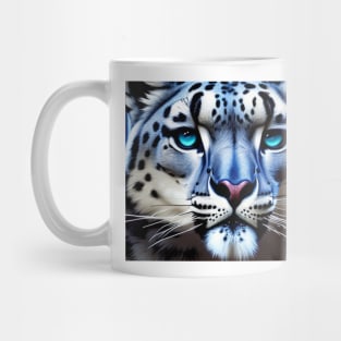 Snow Leopard - AI-Generated Mug